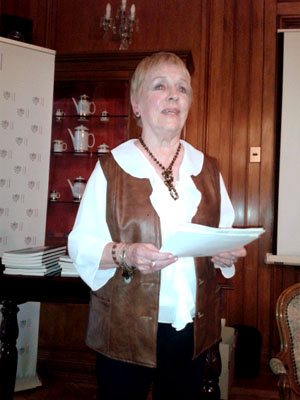 Ana María Kocian, autorka knihy a Benediktova dcera