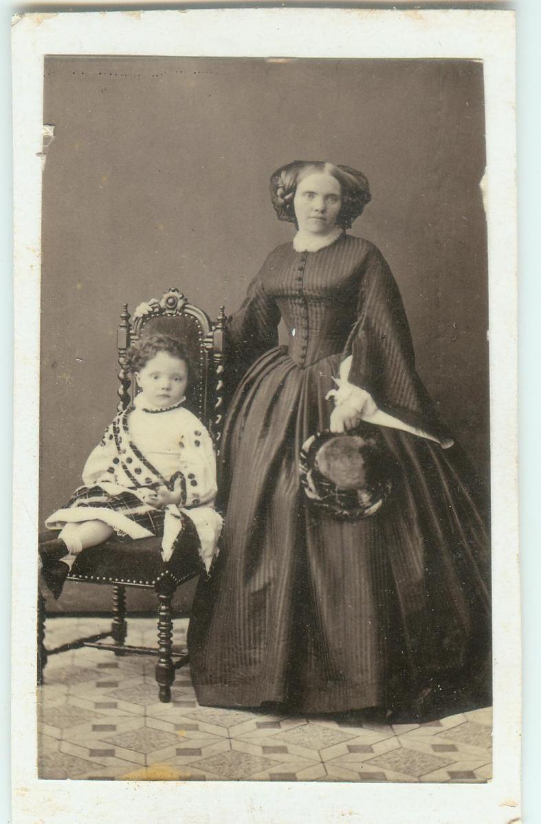 Sophie von Zichy s dítětem